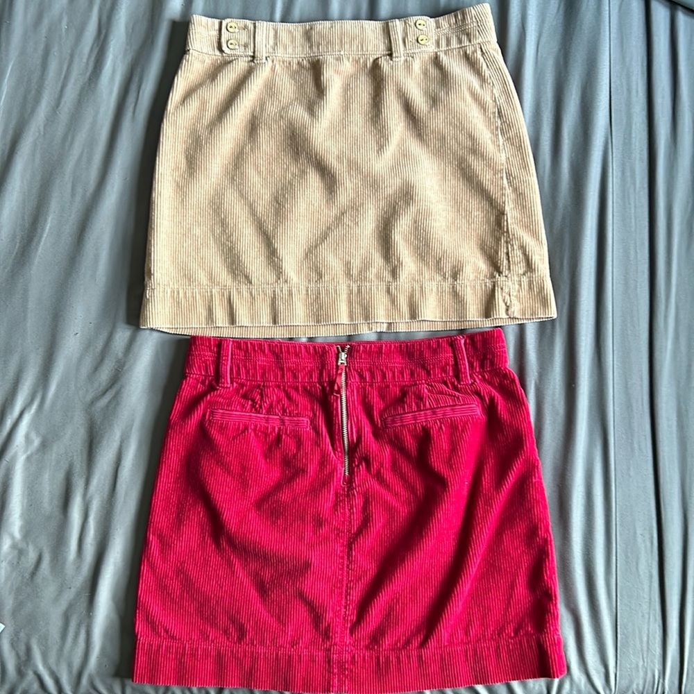 LOFT Corduroy Skirts (Lot of 2)